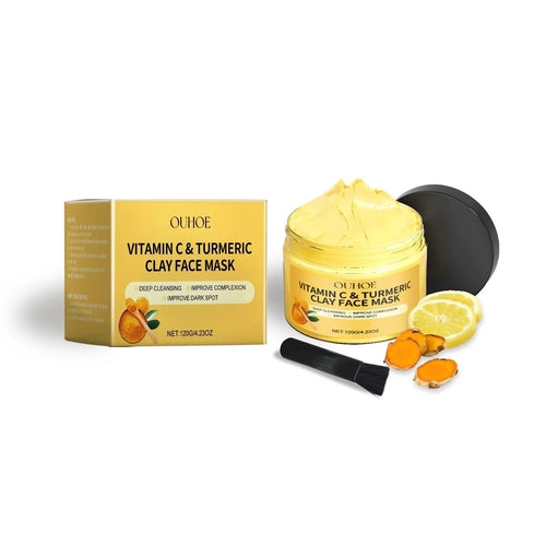 Masque Argile Curcuma Vitamine C