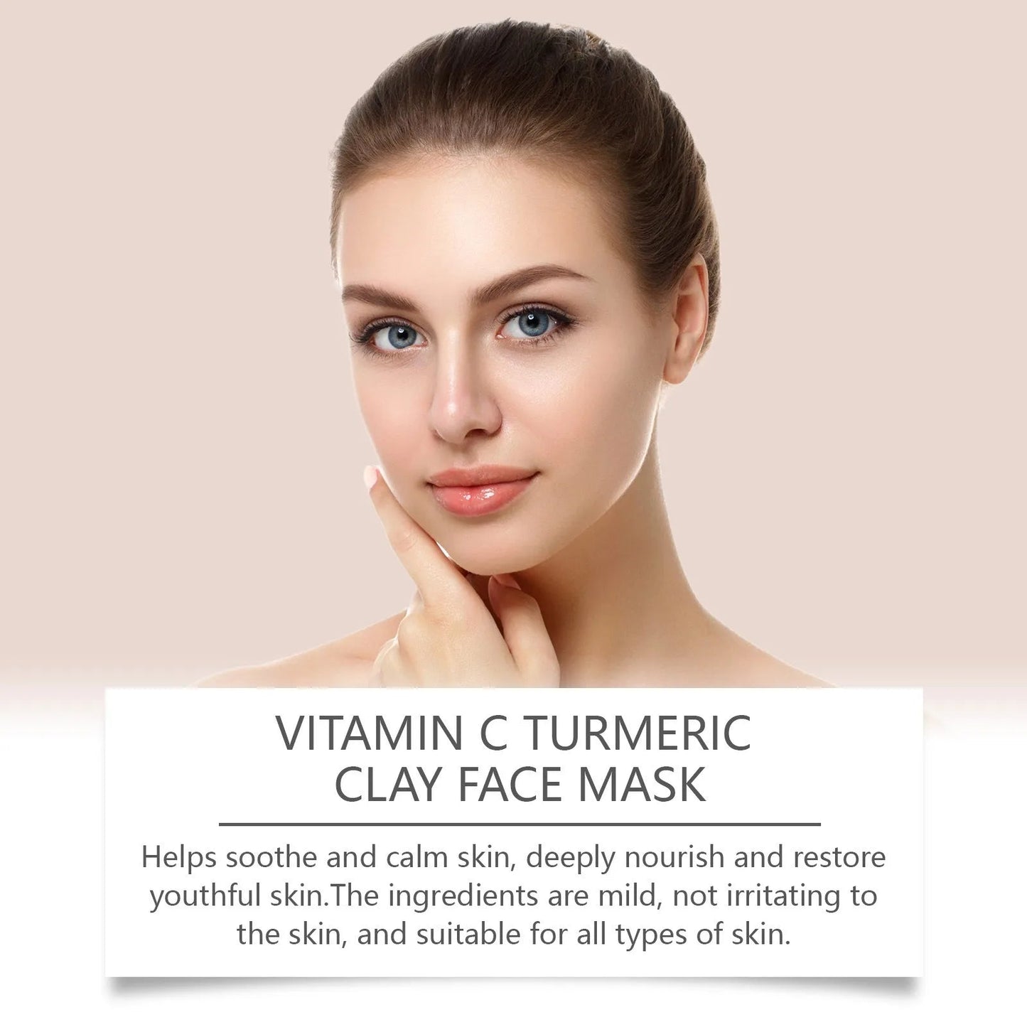 Masque Argile Curcuma Vitamine C