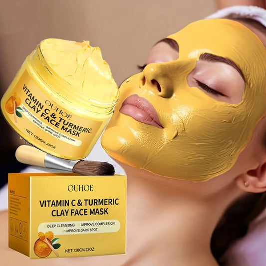 Masque Argile Curcuma Vitamine C